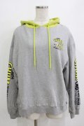 Candy Stripper / CANDYS CHUM BICOLOR HOODIE  グレー H-25-12-28-1058-PU-TO-KB-ZH