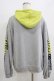 画像3: Candy Stripper / CANDYS CHUM BICOLOR HOODIE  グレー H-25-12-28-1058-PU-TO-KB-ZH (3)