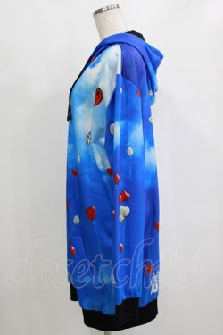 画像2: NieR Clothing / バルーンZIPパーカー  ブルー H-25-12-28-1059-PU-TO-KB-ZH