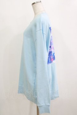 画像2: NieR Clothing / ブルーラビットトレーナー【BACK DESIGN】  サックス H-25-12-28-1062-PU-TO-KB-ZH