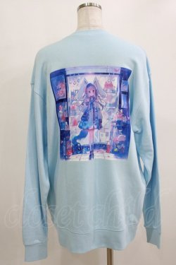 画像3: NieR Clothing / ブルーラビットトレーナー【BACK DESIGN】  サックス H-25-12-28-1063-PU-TO-KB-ZH