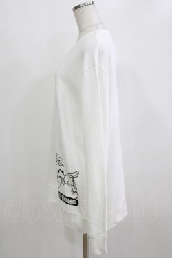 画像2: NieR Clothing / プリントSWEAT  XL 白 H-25-12-28-1070-PU-TO-KB-ZH