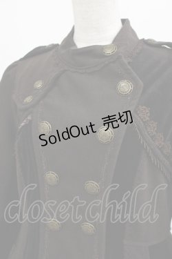 画像5: Ozz oneste / 薔薇刺繍フリルコート  ブラウン H-25-12-28-1006-OO-CO-KB-ZH