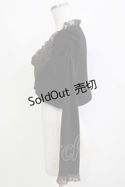 画像2: FRILL / チュール切替ボレロ  ブラック H-25-12-28-1079-HN-TO-KB-ZH