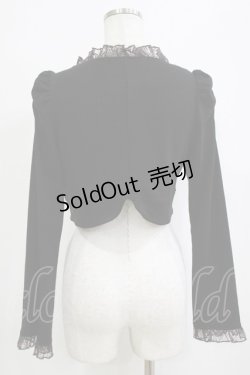 画像3: FRILL / チュール切替ボレロ  ブラック H-25-12-28-1079-HN-TO-KB-ZH