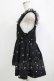 画像2: Candy Stripper / TINY FLOWER MINI ONE-PIECE  ブラック H-25-12-28-1080-PU-OP-KB-ZH (2)
