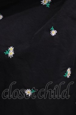 画像4: Candy Stripper / TINY FLOWER MINI ONE-PIECE  ブラック H-25-12-28-1080-PU-OP-KB-ZH