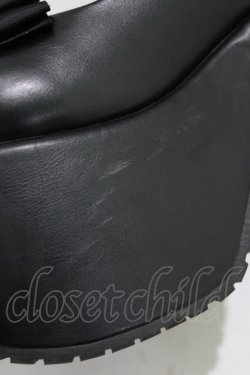 画像6: YOSUKE / 厚底パンプス L(24.5cm) ブラック H-25-12-28-1082-PU-SH-KB-ZH