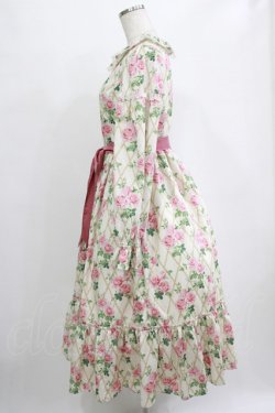 画像2: Melody BasKet / Rose gardenフリルカラーワンピース M アイボリー H-25-12-28-1009-LO-OP-KB-ZH