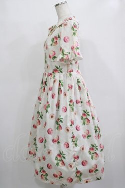 画像2: Melody BasKet / Peach Artラウンドカラーワンピース M アイボリー H-25-12-28-1010-LO-OP-KB-ZH