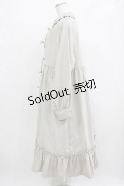 画像2: merry jenny / ピーチリボンフリルカラーワンピース  ベージュ H-25-12-28-1011-LO-OP-KB-ZH