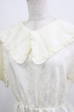 画像5: merry jenny / ジャガードフリルワンピース  アイボリー H-25-12-28-1012-LO-OP-KB-ZH