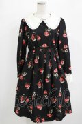 Shirley Temple / フラワープリントワンピース Ladies ブラック H-25-12-28-1014-ET-OP-KB-ZH
