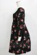 画像2: Shirley Temple / フラワープリントワンピース Ladies ブラック H-25-12-28-1014-ET-OP-KB-ZH (2)