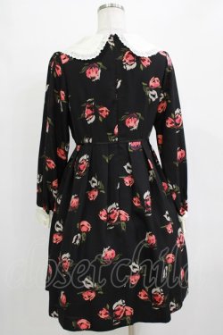 画像3: Shirley Temple / フラワープリントワンピース Ladies ブラック H-25-12-28-1014-ET-OP-KB-ZH