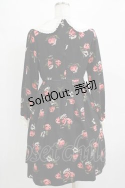 画像3: Shirley Temple / フラワープリントワンピース Ladies ブラック H-25-12-28-1014-ET-OP-KB-ZH