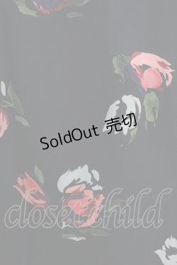 画像4: Shirley Temple / フラワープリントワンピース Ladies ブラック H-25-12-28-1014-ET-OP-KB-ZH