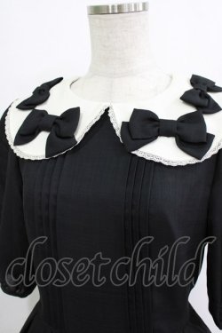 画像4: Melody BasKet / リボンいっぱいワンピース M ブラック H-25-12-28-1015-LO-OP-KB-ZH