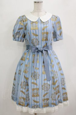 画像1: Jane Marple / CARTE Radieuseワンピース  ブルーグレイ H-25-12-28-1017-JM-OP-KB-ZH