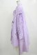 画像2: Candy Stripper / WITH RIBBON SHIRTワンピース 2 ラベンダー H-25-12-28-1019-PU-OP-KB-ZH (2)