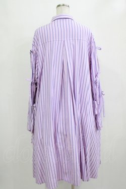 画像3: Candy Stripper / WITH RIBBON SHIRTワンピース 2 ラベンダー H-25-12-28-1019-PU-OP-KB-ZH