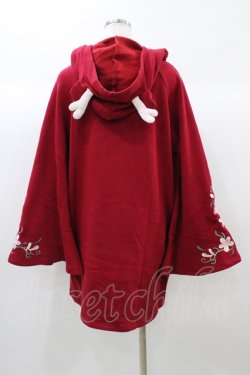 画像2: To Alice / トナカイ刺繍ワンピース M レッド H-25-12-28-065-LO-OP-NS-ZH