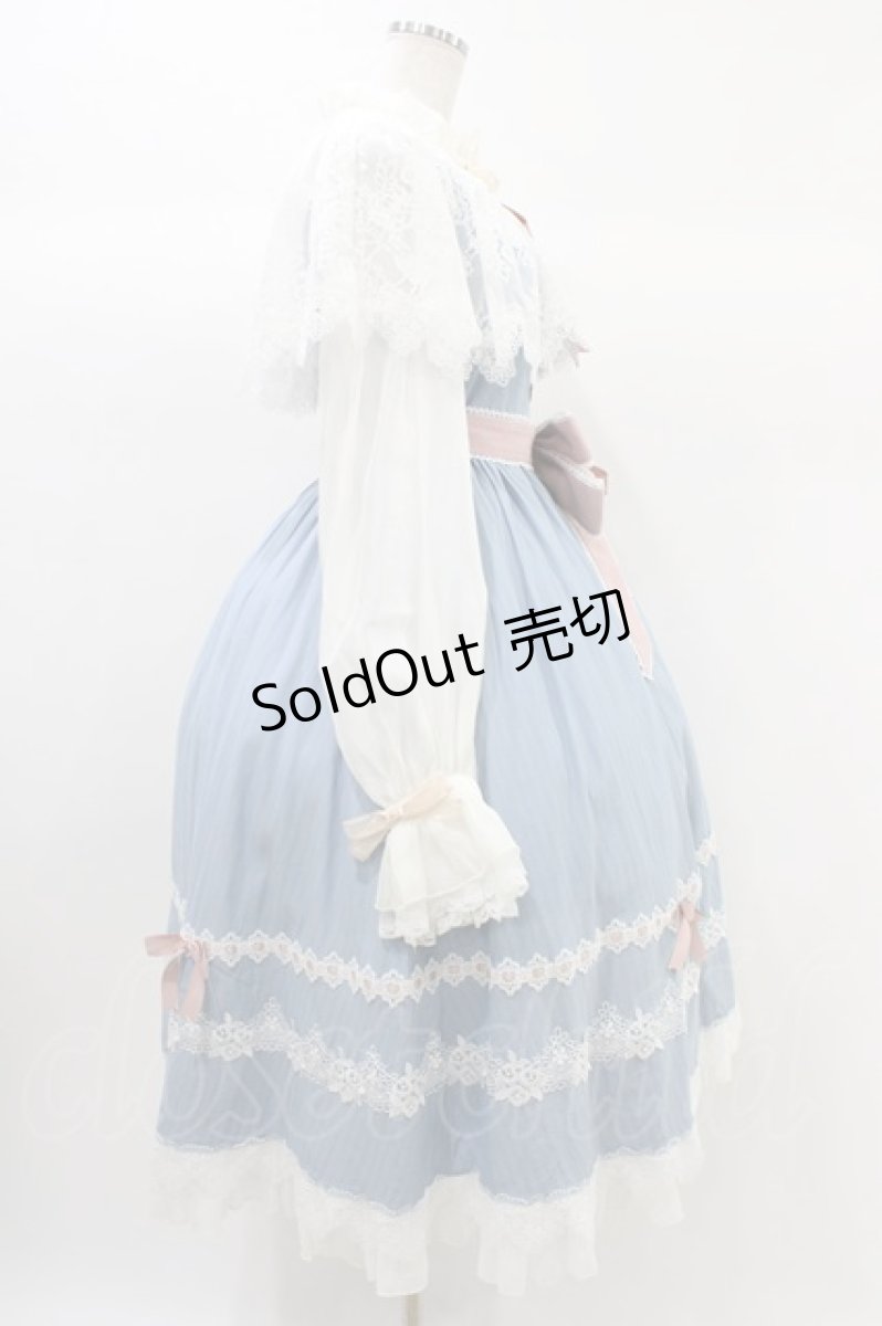 画像3: Hoshibako Works / 東方Project ×HoshibakoWorks アリス・マーガトロイド ケープ付きワンピース S サックス H-25-12-28-009-LO-OP-NS-ZH (3)