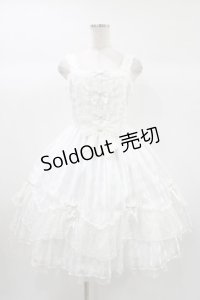 Angelic Pretty / Bright Sugarジャンパースカート Free シロ H-25-12-28-010-AP-OP-NS-ZH