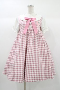 画像1: To Alice / いちごワンピース S ピンク H-25-12-28-015-LO-OP-NS-ZH