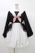 To Alice / セーラーワンピース M ブラック H-25-12-28-019-LO-OP-NS-ZH