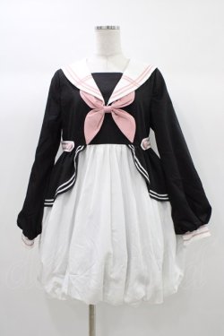 画像1: To Alice / セーラーワンピース M ブラック H-25-12-28-019-LO-OP-NS-ZH