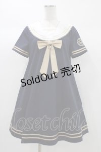 To Alice / 魔法陣刺繍ワンピース S ネイビー H-25-12-28-021-LO-OP-NS-ZH