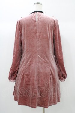 画像2: Amavel / ベロアワンピース Free ピンク H-25-12-28-023-CA-OP-NS-ZH