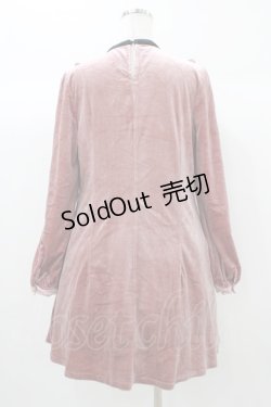 画像2: Amavel / ベロアワンピース Free ピンク H-25-12-28-023-CA-OP-NS-ZH