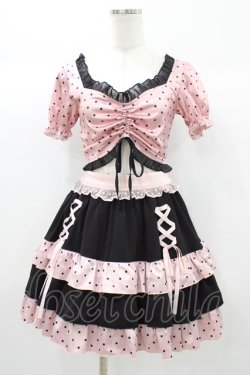 画像1: To Alice / ドットセットアップ S ピンク H-25-12-28-024-LO-OP-NS-ZH