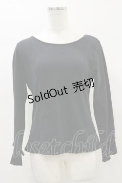 画像1: an another angelus / レーザーカット使いトップス Free Black H-26-01-03-040-CA-TO-NS-ZH