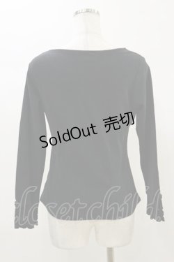 画像2: an another angelus / レーザーカット使いトップス Free Black H-26-01-03-040-CA-TO-NS-ZH