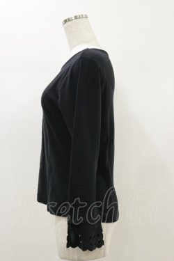 画像3: an another angelus / レーザーカット使いトップス Free Black H-26-01-03-040-CA-TO-NS-ZH