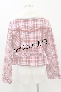 画像2: Angelic Pretty / ドルチェタータンファー襟付ジャケット Free レッド/ピンク H-26-01-03-043-AP-JA-NS-ZH