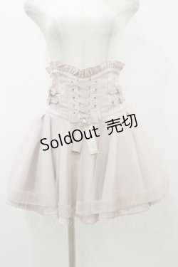 画像1: LIZ LISA / レースアップコルセットライクスカパン Free ピンク H-26-01-03-045-LO-PA-NS-ZH