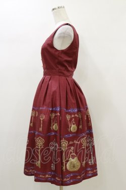 画像3: Miss Point（海外ロリータブランド） / Antique Key ジャンパースカート XS ワイン H-26-01-03-048-EL-OP-NS-ZH