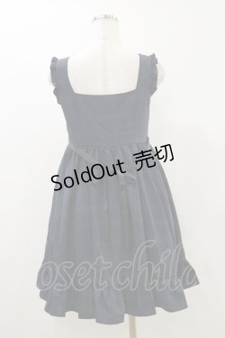 画像2: DearMyLove / チェックリボンジャンパースカート M ネイビー H-26-01-03-049-EL-OP-NS-ZH