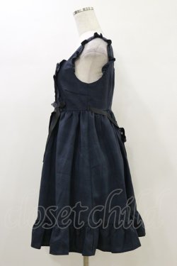 画像3: DearMyLove / チェックリボンジャンパースカート M ネイビー H-26-01-03-049-EL-OP-NS-ZH