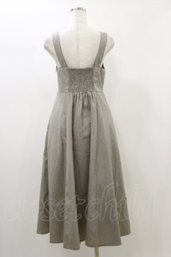 画像2: an another angelus / 変形スクエアネックジャンスカ Free BROWN×BK H-26-01-03-051-CA-OP-NS-ZH