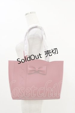 画像1: m petit by misako / AMリボントートバッグ  レッド H-26-01-03-006-LO-BG-NS-ZH