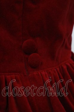 画像4: metamorphose / 刺繍入り別珍ジャンパースカート Free ワイン H-26-01-03-055-ME-OP-NS-ZH