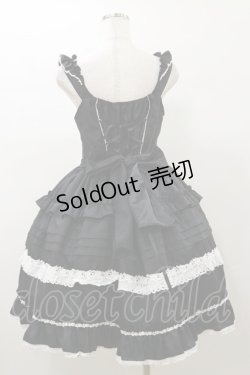 画像2: BABY,THE STARS SHINE BRIGHT / Rose Princessジャンパースカート Free ブラック H-26-01-03-056-BA-OP-NS-ZH