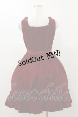 画像2: BABY,THE STARS SHINE BRIGHT / 別珍Candy Ribbonジャンパースカート Free ボルドー H-26-01-03-057-BA-OP-NS-ZH