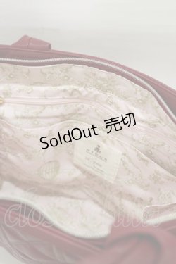 画像2: m petit by misako / キルティングトートバッグ  ワイン H-26-01-03-007-LO-BG-NS-ZH