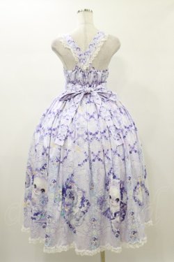 画像2: Royal Princess Alice / スミレのアフタヌーンティー・飴ノ森ふみかコラボ/ロングジャンパースカート Free ラベンダー H-26-01-03-060-LO-OP-NS-ZH